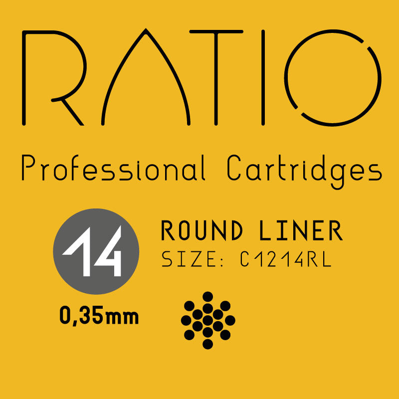 Ratio Professional Cartridges - 0.35mm Liners