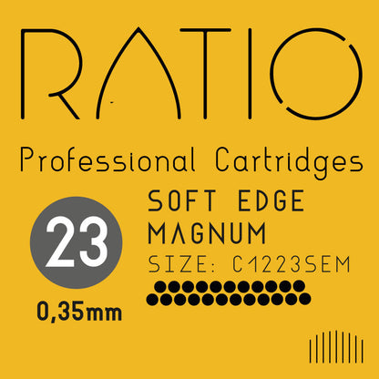 Ratio Professional Cartridges - 0.35mm Soft Edge Magnums