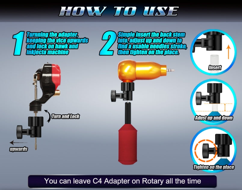 C4 Adapter for Cheyenne, Inkjecta, Spectra Edge, Axys etc.