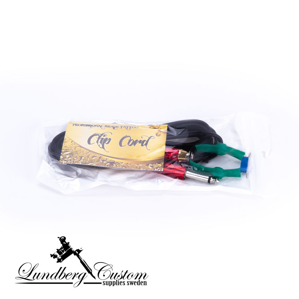 Professional grade tattoo Clipcord - RCA/CLIP COMBO