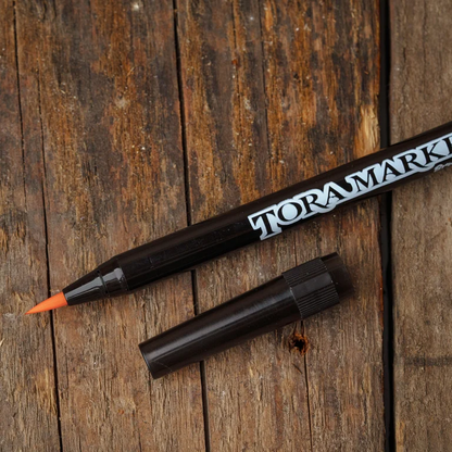 TORA Marker Brush PRO Tip - KIN YELLOW - 6-Pack