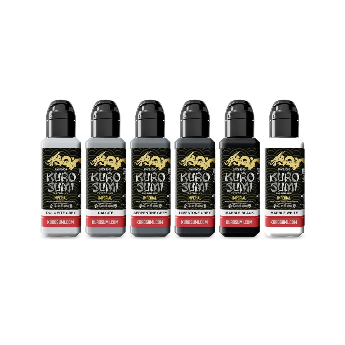 Kuro Sumi Imperial - Marble Stone Set 6x44ml