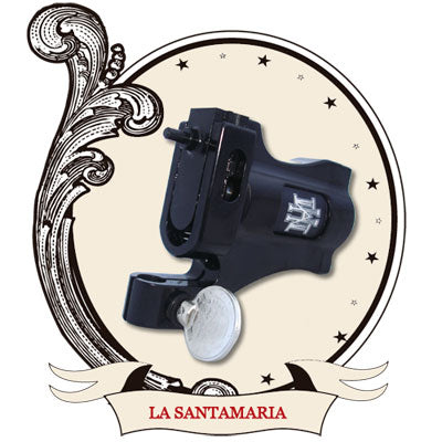 HM La Santa Maria Tattoo Machine - Black Clipcord