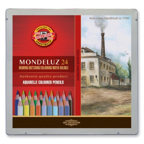 Mondeluz akvarellpenna, Landskap - 24pcs