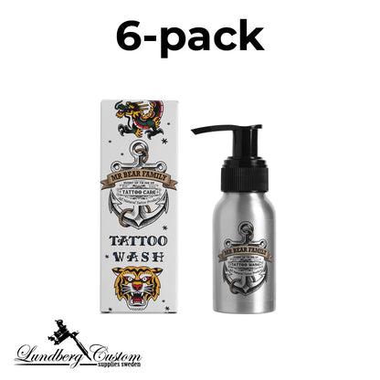 6-pack Mr. Bear Family Tattoo Wash