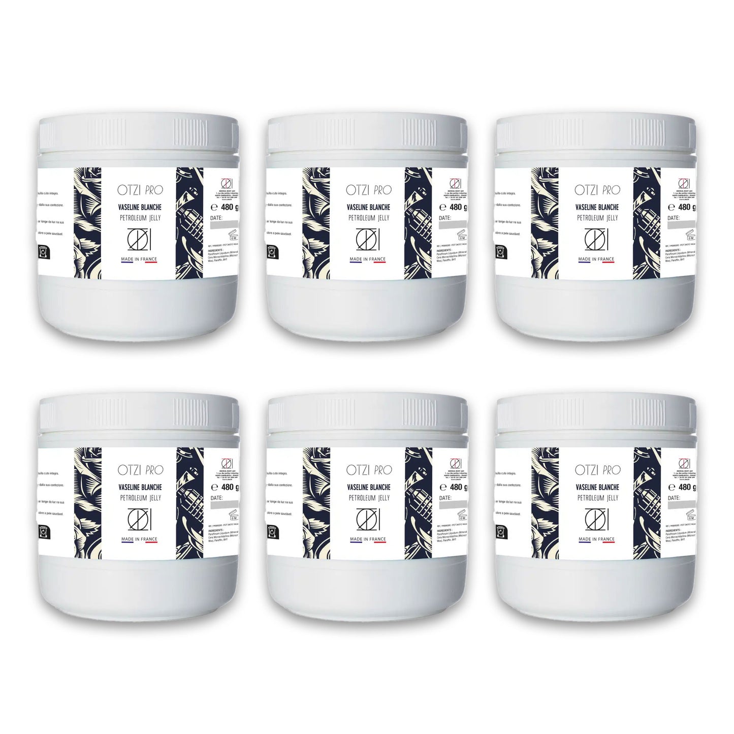 6-pack Otzi Pro Vaselin 480g