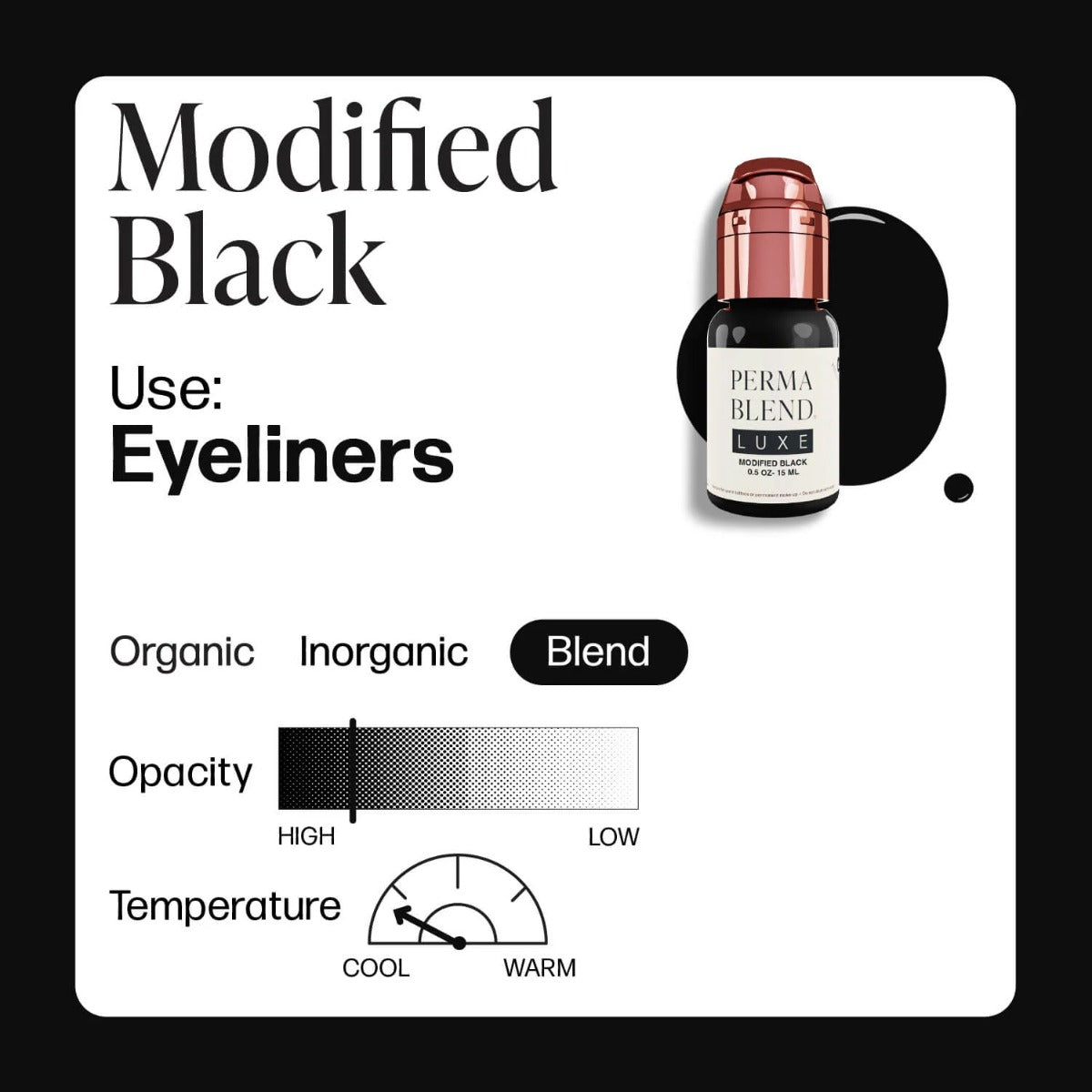 Perma Blend Luxe - Modified Black 1/2oz