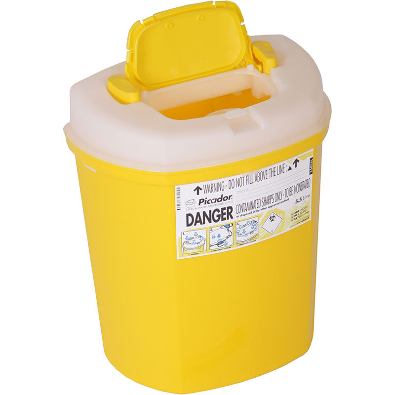 Picador 5.5 L Sharps container