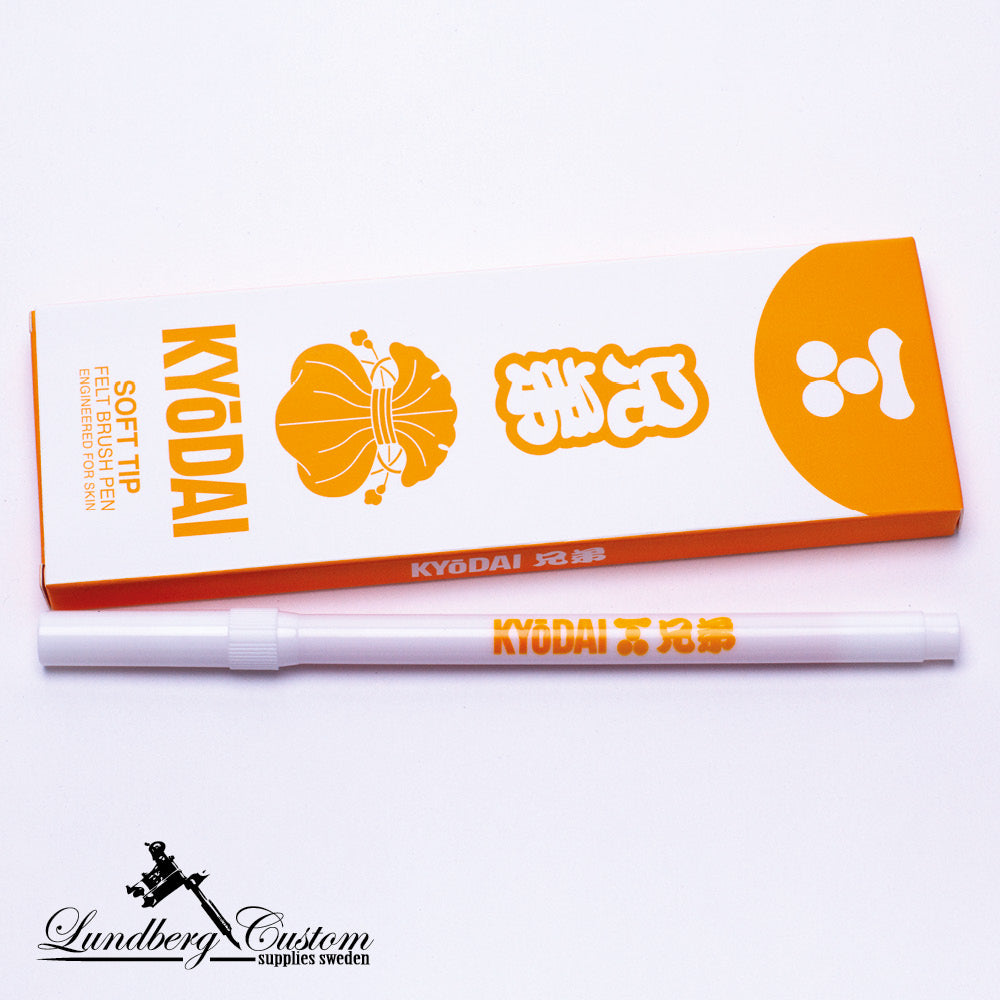 KYŌDAI Soft-Tip Brush Pen Single - Golden Yellow