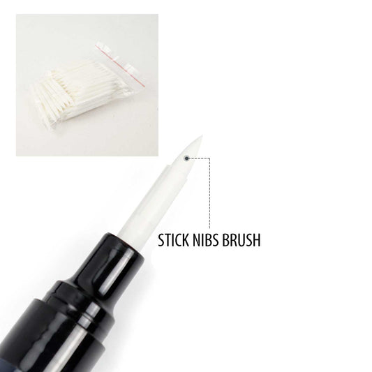 Disposable Replacement Brush Tips 100-pack