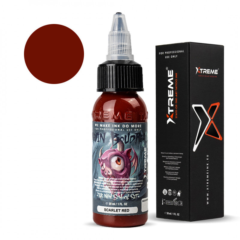 Xtreme Ink - KEVIN BOUDREAU - Scarlet Red 30ml